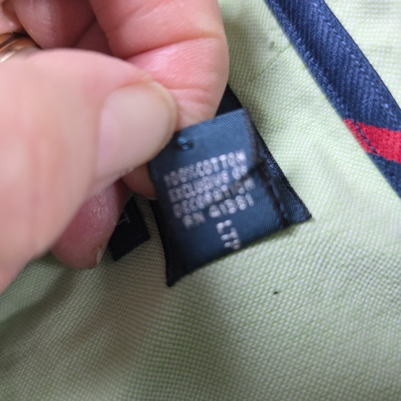 Ralph Lauren Shirt Mens 2XL Green Cotton Logo Classic Fit Button Down Vintage - Picture 6 of 9